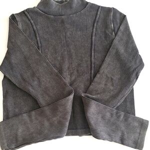 Sincerely Jules Black Ribbed Turtleneck